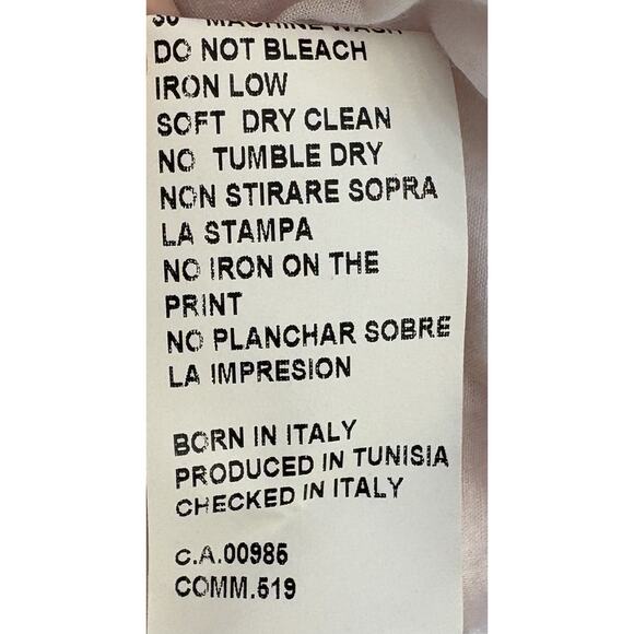 Pink And White Floral Tiered Maxi Dress Size XS Cotton Resortwear - Picture 9 of 9